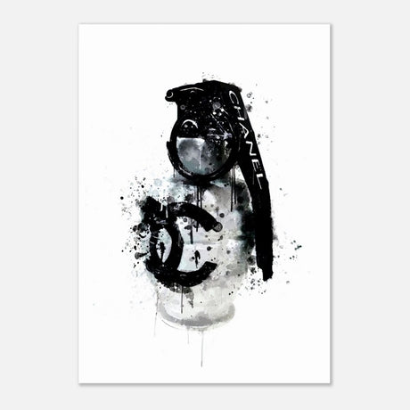 Da Vinci Pop Art Wall Art | CHANEL - Aluminum Print - 70x100 cm / 28x40″ - 