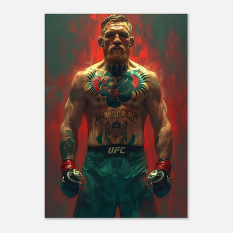 Da Vinci Pop Art Wall art | Conor McGregor - Aluminum Print - 70x100 cm / 28x40″ - 