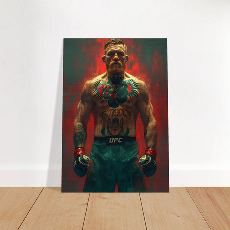 Da Vinci Pop Art Wall art | Conor McGregor - Brushed Aluminum Print - 70x100 cm / 28x40″ - 