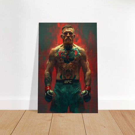 Da Vinci Pop Art Wall art | Conor McGregor - Brushed Aluminum Print - 30x45 cm / 12x18″ - 