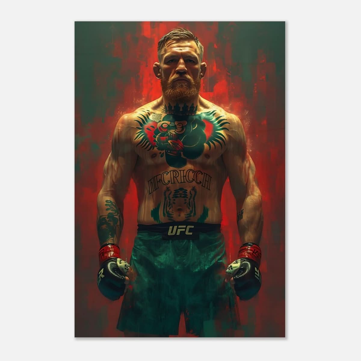 Da Vinci Pop Art Wall art | Conor McGregor - Wood Prints - 60x90 cm / 24x36″ - 20 mm