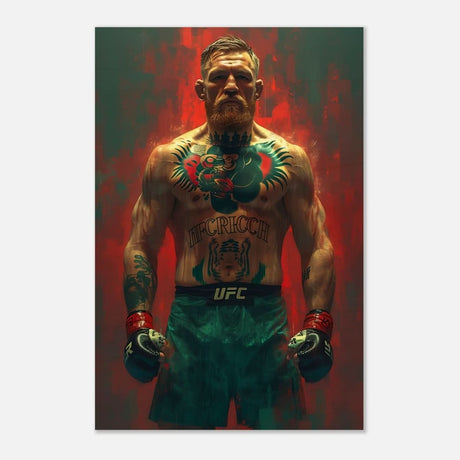 Da Vinci Pop Art Wall art | Conor McGregor - Wood Prints - 60x90 cm / 24x36″ - 20 mm