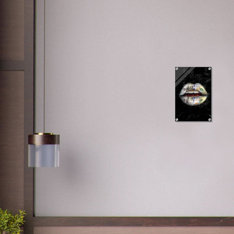 Da Vinci Pop Art Wall Art | Dollar Lips - Acrylic Print - 30x45 cm / 12x18″ - 