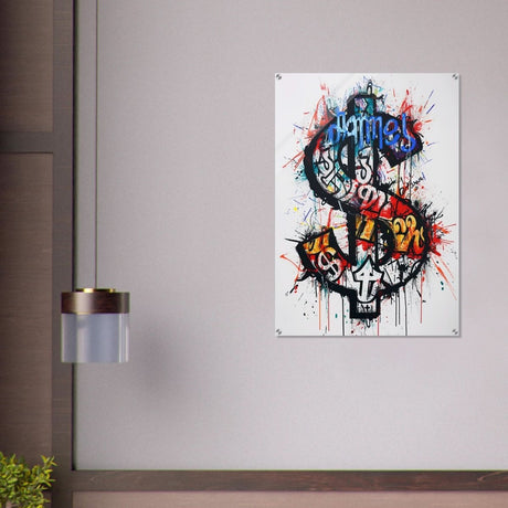 Da Vinci Pop Art Wall Art | Dollar - Acrylic Print - 70x100 cm / 28x40″ - 