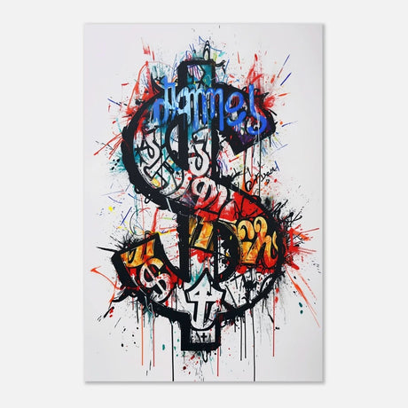 Da Vinci Pop Art Wall Art | Dollar - Aluminum Print - 40x60 cm / 16x24″ - 