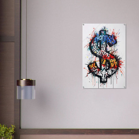 Da Vinci Pop Art Wall Art | Dollar - Acrylic Print - 60x90 cm / 24x36″ - 