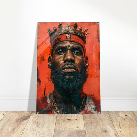 Da Vinci Pop Art Wall art | LeBron James Portrait Print - Acrylic Print - 70x100 cm / 28x40″ - 
