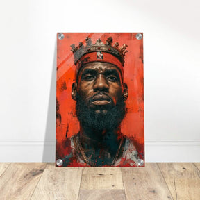 Da Vinci Pop Art Wall art | LeBron James Portrait Print - Acrylic Print - 30x45 cm / 12x18″ - 