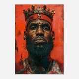 Da Vinci Pop Art Wall art | LeBron James Portrait Print - Wood Prints - 70x100 cm / 28x40″ - 10 mm