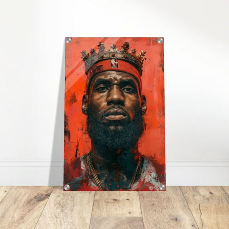 Da Vinci Pop Art Wall art | LeBron James Portrait Print - Acrylic Print - 40x60 cm / 16x24″ - 