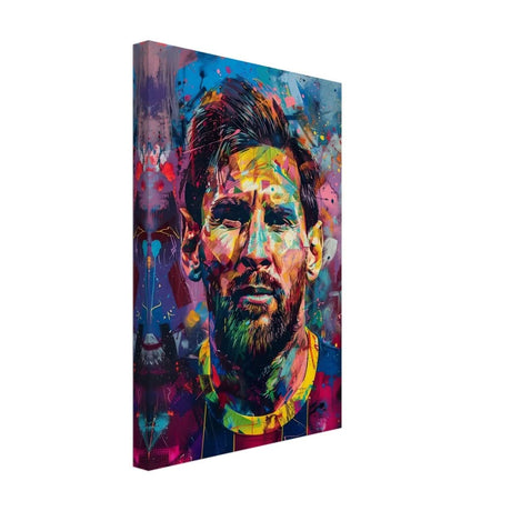 Da Vinci Pop Art Wall art | Lionel Messi - Canvas - 30x45 cm / 12x18″ - Thick