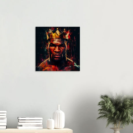 Da Vinci Pop Art Wall Art | Mike Tyson - Wood Prints - 50x50 cm / 20x20″ - 10 mm