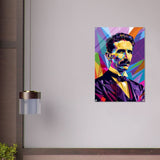 Da Vinci Pop Art Wall Art | Nikola Tesla - Acrylic Print - 60x90 cm / 24x36″ - 