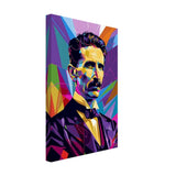 Da Vinci Pop Art Wall Art | Nikola Tesla - Canvas - 30x45 cm / 12x18″ - Thick