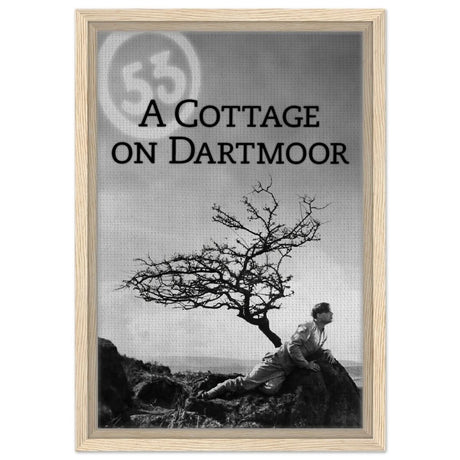 Da Vinci Pop Art Wall art print | A Cottage on Dartmoor (1929) | 1920s Movies - Framed Canvas - 30x45 cm / 12x18″ - Wood frame