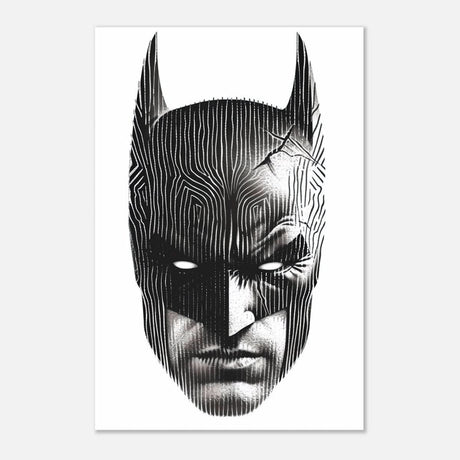Da Vinci Pop Art Wall art print | Batman - Aluminum Print - 30x45 cm / 12x18″ - 