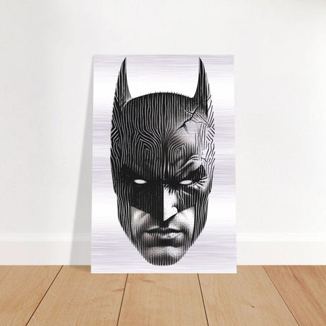 Da Vinci Pop Art Wall art print | Batman - Brushed Aluminum Print - 60x90 cm / 24x36″ - 