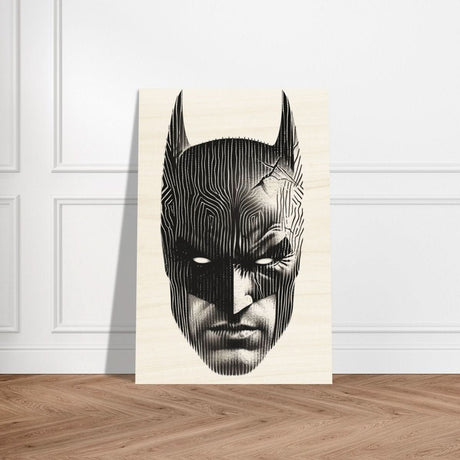 Da Vinci Pop Art Wall art print | Batman - Wood Prints - 50x75 cm / 20x30″ - 
