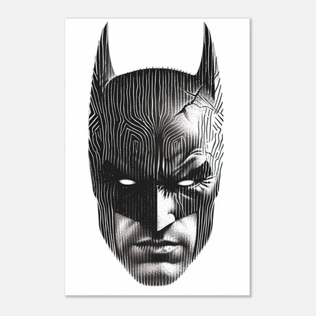 Da Vinci Pop Art Wall art print | Batman - Aluminum Print - 40x60 cm / 16x24″ - 