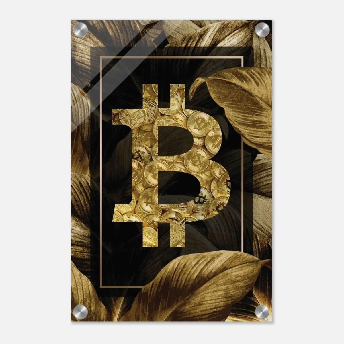 Da Vinci Pop Art Wall art print | Bitcoin - Acrylic Print - 30x45 cm / 12x18″ - 