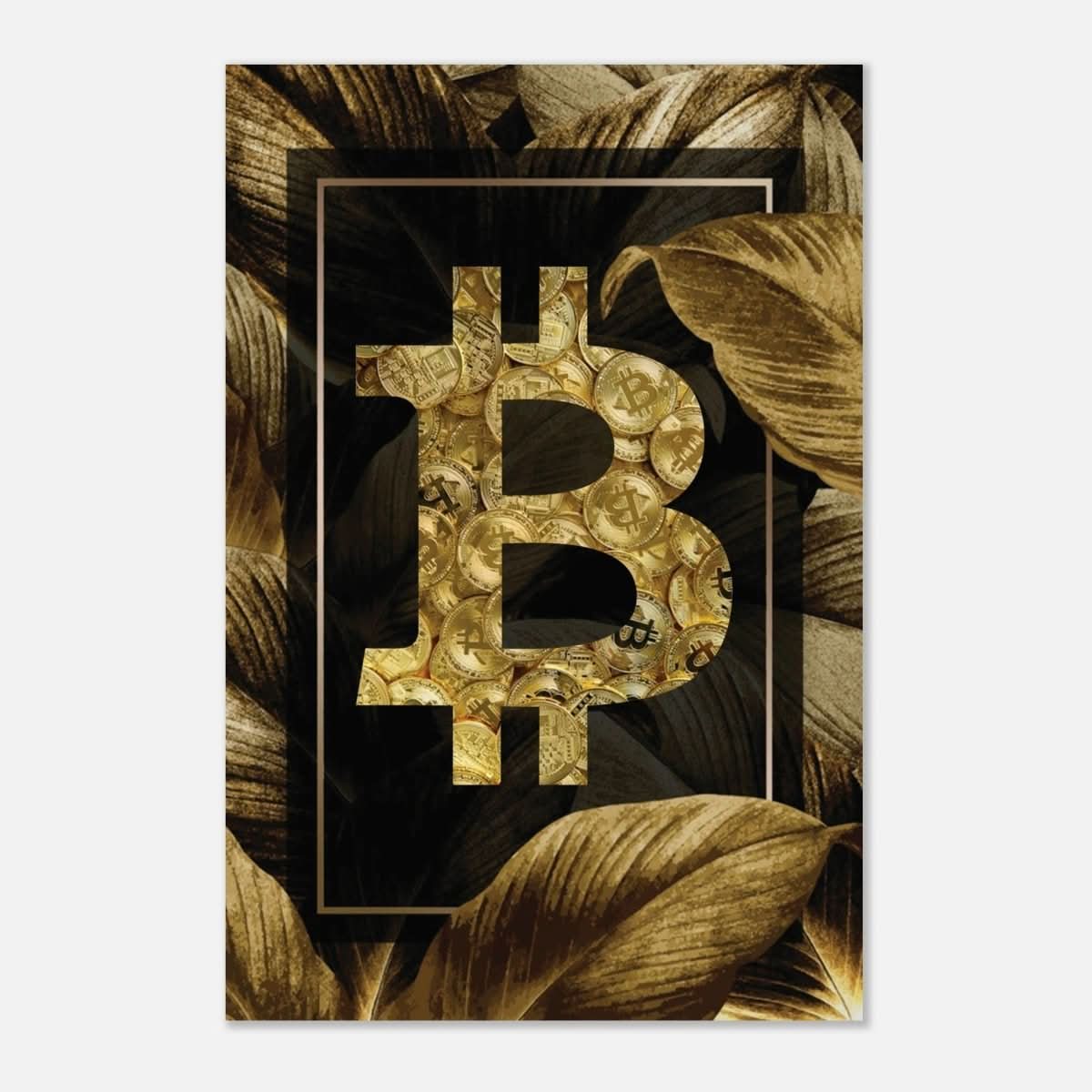 Da Vinci Pop Art Wall art print | Bitcoin - Aluminum Print - 30x45 cm / 12x18″ - 