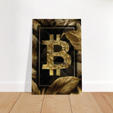 Da Vinci Pop Art Wall art print | Bitcoin - Brushed Aluminum Print - 30x45 cm / 12x18″ - 