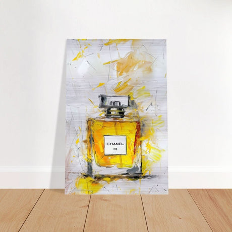 Da Vinci Pop Art Wall art print | CHANEL N5 | Eclectic Expressions - Brushed Aluminum Print - 30x45 cm / 12x18″ - 
