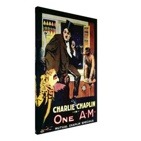 Da Vinci Pop Art Wall art print | Charlie Chaplin | One AM - Canvas - 50x75 cm / 20x30″ - 