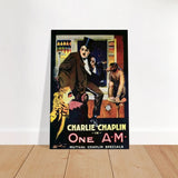 Da Vinci Pop Art Wall art print | Charlie Chaplin | One AM - Brushed Aluminum Print - 60x90 cm / 24x36″ - 