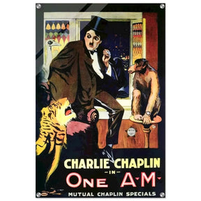 Da Vinci Pop Art Wall art print | Charlie Chaplin | One AM - Acrylic Print - 60x90 cm / 24x36″ - 