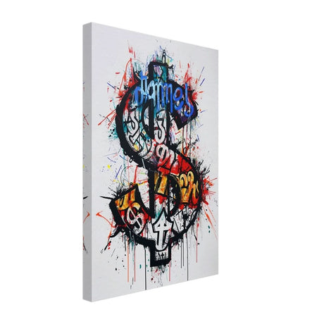 Da Vinci pop art Wall art Print | Eclectic Expressions | Dollar - Canvas - 30x45 cm / 12x18″ - 