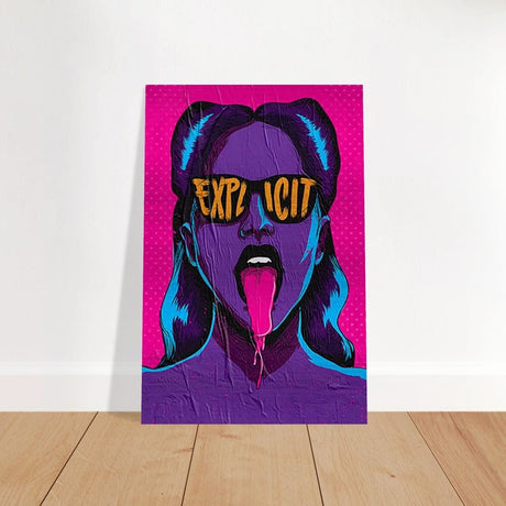 Da Vinci Pop Art Wall art print | Explicit - Brushed Aluminum Print - 40x60 cm / 16x24″ - 