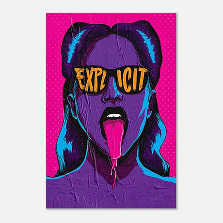 Da Vinci Pop Art Wall art print | Explicit - Aluminum Print - 30x45 cm / 12x18″ - 