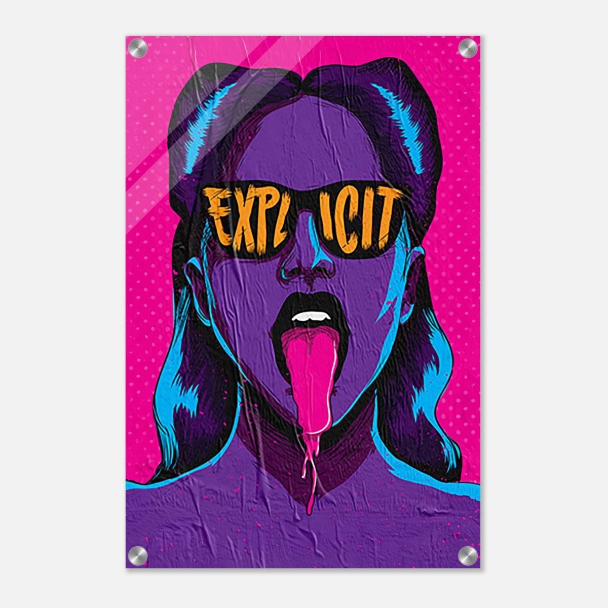 Da Vinci Pop Art Wall art print | Explicit - Acrylic Print - 40x60 cm / 16x24″ - 