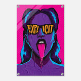 Da Vinci Pop Art Wall art print | Explicit - Acrylic Print - 40x60 cm / 16x24″ - 