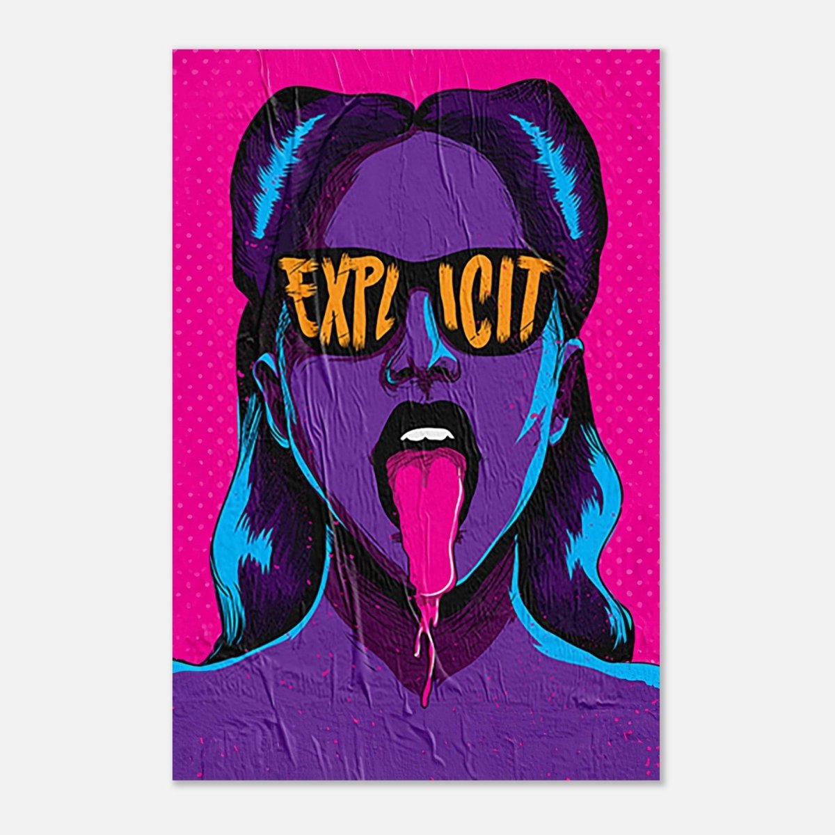 Da Vinci Pop Art Wall art print | Explicit - Aluminum Print - 40x60 cm / 16x24″ - 