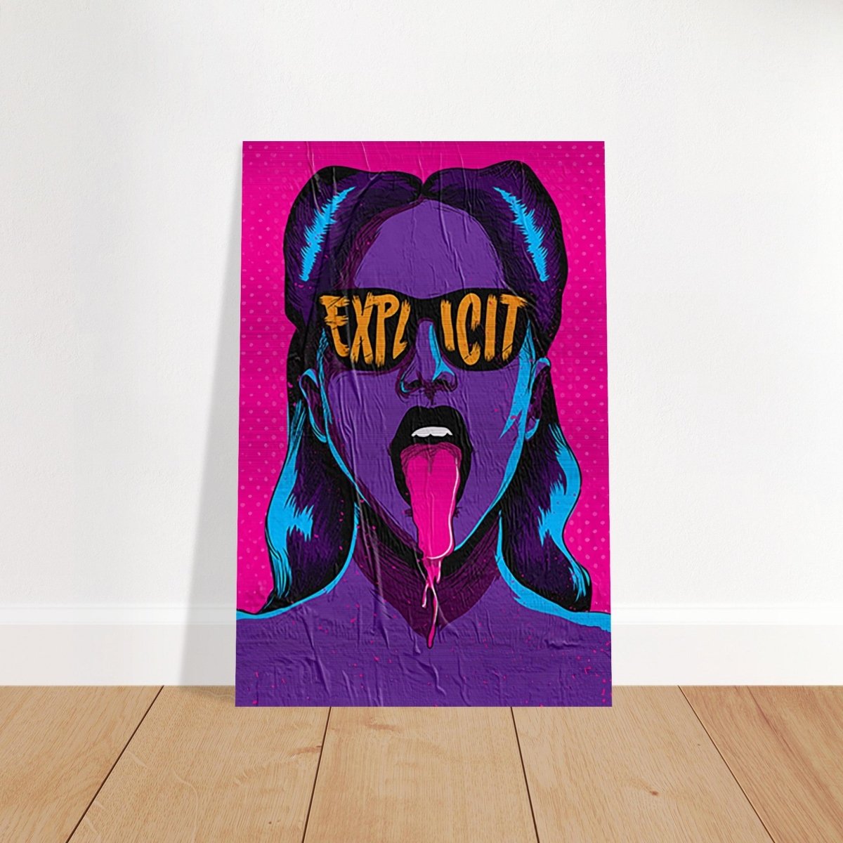 Da Vinci Pop Art Wall art print | Explicit - Brushed Aluminum Print - 30x45 cm / 12x18″ - 