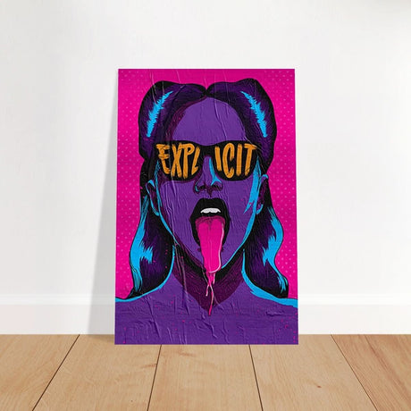 Da Vinci Pop Art Wall art print | Explicit - Brushed Aluminum Print - 30x45 cm / 12x18″ - 