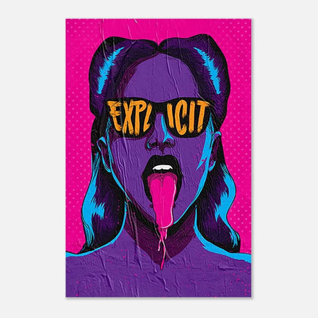 Da Vinci Pop Art Wall art print | Explicit - Aluminum Print - 50x75 cm / 20x30″ - 