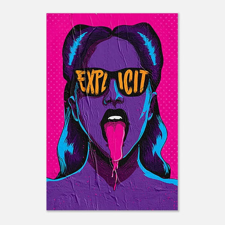 Da Vinci Pop Art Wall art print | Explicit - Aluminum Print - 60x90 cm / 24x36″ - 