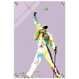 Da Vinci Pop Art Wall art print | Freddie Mercury | Queen - Acrylic Print - 30x45 cm / 12x18″ - 