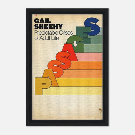 Da Vinci Pop Art Wall art print | Gail Sheehy | Passages - Framed Canvas - 30x45 cm / 12x18″ - Black frame