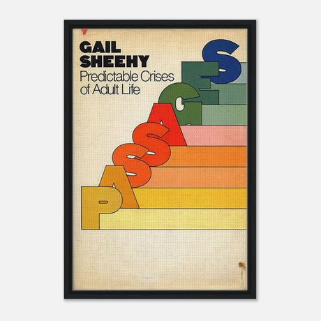 Da Vinci Pop Art Wall art print | Gail Sheehy | Passages - Framed Canvas - 50x75 cm / 20x30″ - Black frame