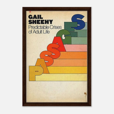 Da Vinci Pop Art Wall art print | Gail Sheehy | Passages - Framed Canvas - 40x60 cm / 16x24″ - Dark wood frame