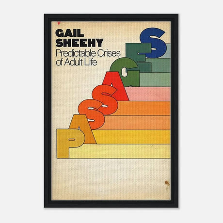 Da Vinci Pop Art Wall art print | Gail Sheehy | Passages - Framed Canvas - 40x60 cm / 16x24″ - Black frame