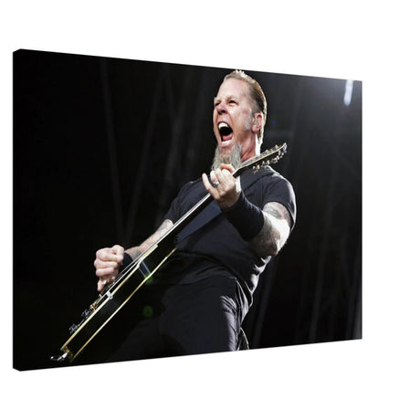 Da Vinci Pop Art Wall art print | James Hetfield | Metallica - Canvas - 60x90 cm / 24x36″ - 