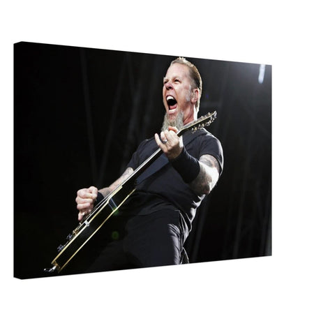 Da Vinci Pop Art Wall art print | James Hetfield | Metallica - Canvas - 40x60 cm / 16x24″ - 