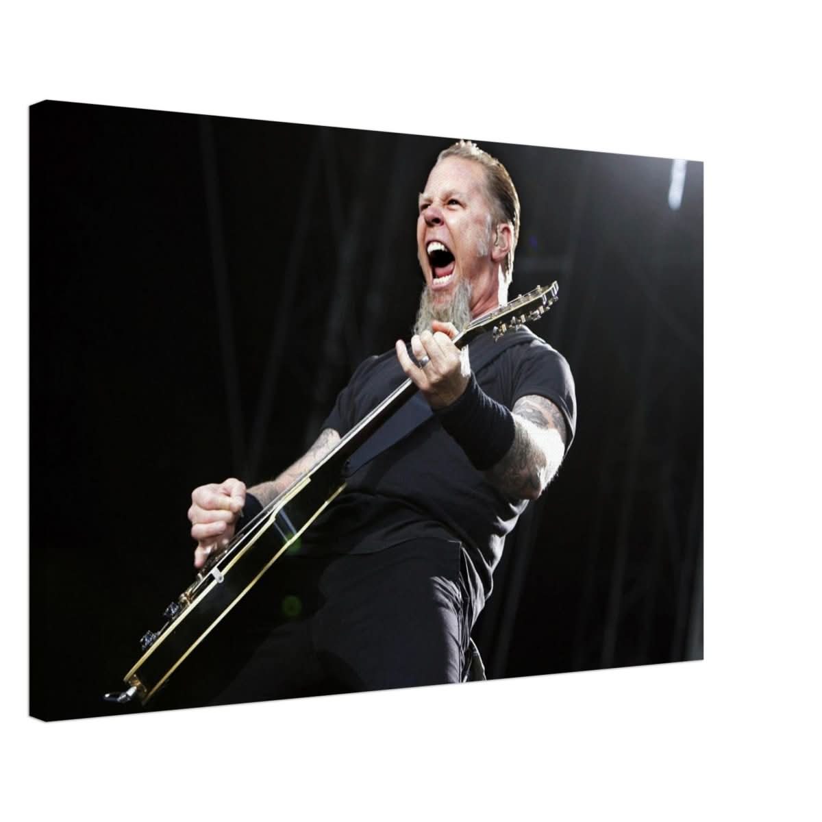 Da Vinci Pop Art Wall art print | James Hetfield | Metallica - Canvas - 50x75 cm / 20x30″ - 