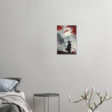 Da Vinci Pop Art Wall art print | Japanese Samurai - Wood Prints - 30x45 cm / 12x18″ - 10 mm