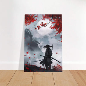 Da Vinci Pop Art Wall art print | Japanese Samurai - Brushed Aluminum Print - 50x75 cm / 20x30″ - 